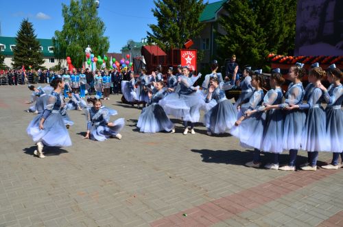 Фоторепортаж с празднования Дня Победы в Высокогорском районе