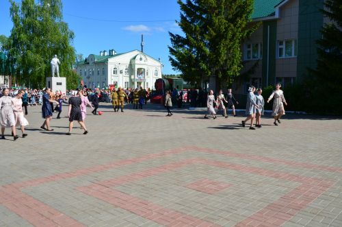 Фоторепортаж с празднования Дня Победы в Высокогорском районе