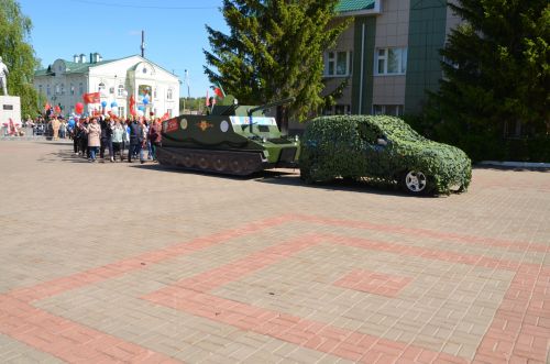 Фоторепортаж с празднования Дня Победы в Высокогорском районе