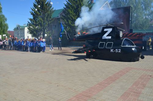 Фоторепортаж с празднования Дня Победы в Высокогорском районе
