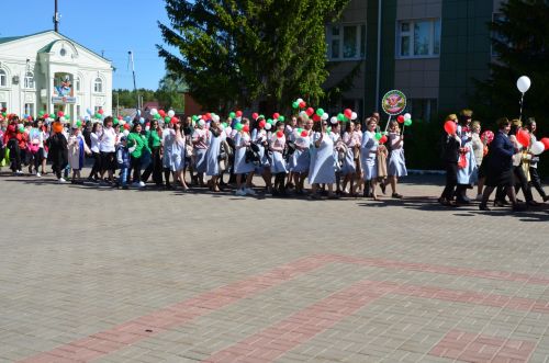 Фоторепортаж с празднования Дня Победы в Высокогорском районе
