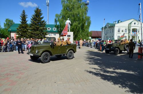 Фоторепортаж с празднования Дня Победы в Высокогорском районе
