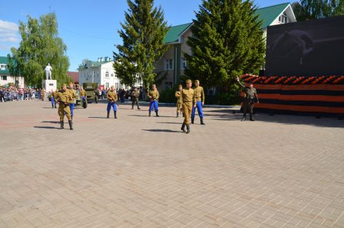 Фоторепортаж с празднования Дня Победы в Высокогорском районе