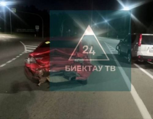 У Каменки в Высокогорском районе водитель протаранил авто на большой скорости