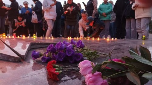 На Аллее Славы высокогорцы зажгли «Свечу памяти»