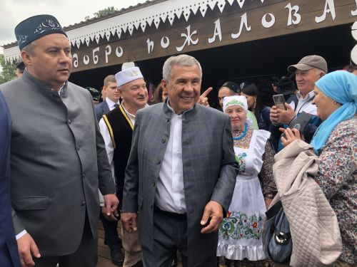Рустам Минниханов посетил подворье нашего района