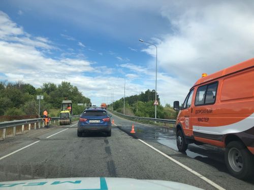 У Чепчугов в Высокогорском районе образовалась 3 км пробка