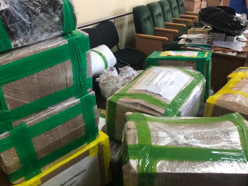 2 тонны гуманитарного груза отправили сегодня из Высокогорского района
