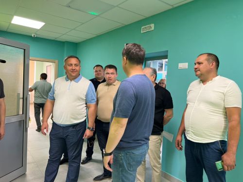 Глава минстроя РТ посетил объекты строительства в Высокогорском районе