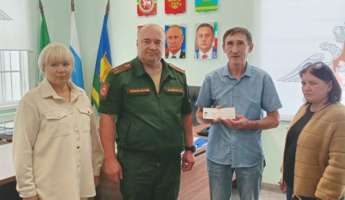 В Высокогорском районе прошло вручение удостоверения участника боевых действий
