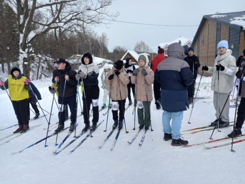 В поселке жд станции Высокая Гора прошла лыжная эстафета