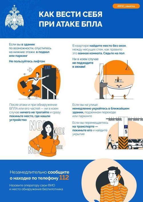 Как вести себя при обнаружении беспилотников