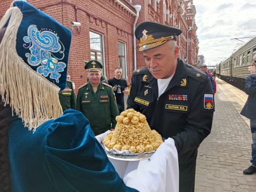 В Казань прибыл тематический поезд Минобороны  РФ “Сила в правде”