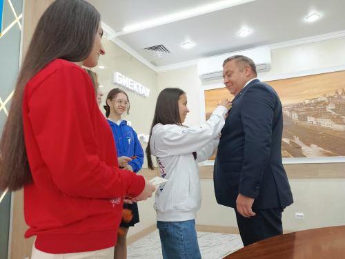 Сегодня прошла акция «Георгиевская лента»