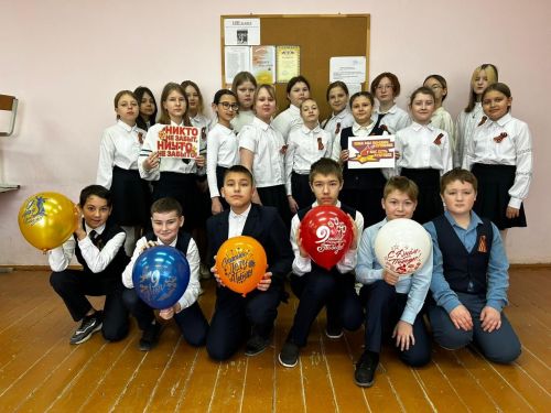 Учащиеся Высокогорской школы №3 принимают участие в майских акциях