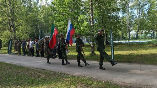 В лагере «Чайка» открыли летнюю лагерную смену «Время Героев»