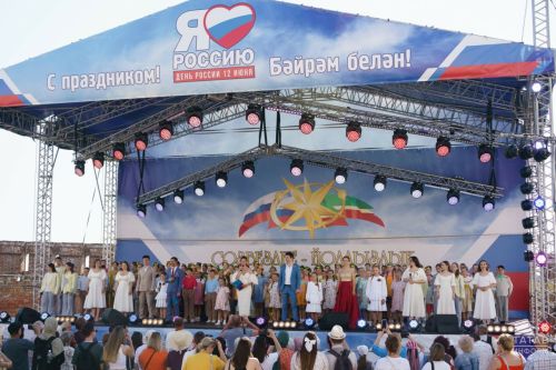 В Казанском кремле прошел музыкальный праздник, организованный движением «Созвездие - Йолдызлык»