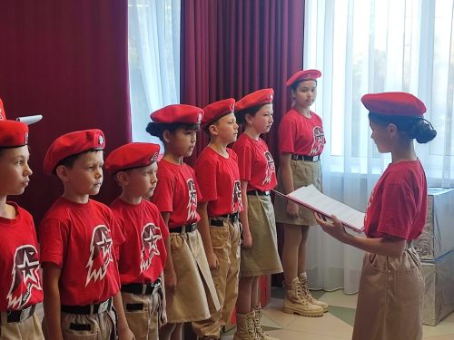 Ученики Мульминской школы стали частью всероссийского движения «Юнармия»