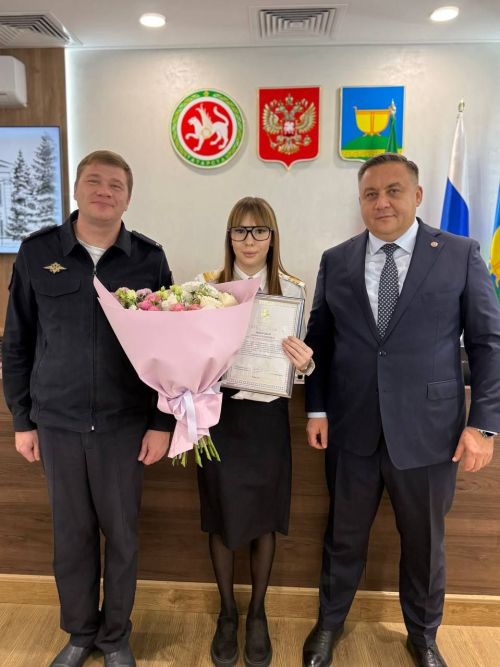 В Высокогорском районе наградили сотрудников полиции
