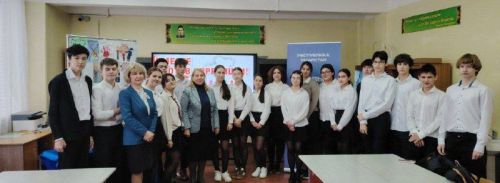 Встреча помощника главы района с учащимися Высокогорской школы №3
