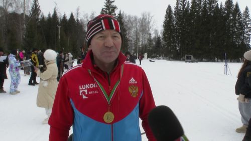 Прошли соревнования в рамках массовой лыжной гонки «Лыжня России»