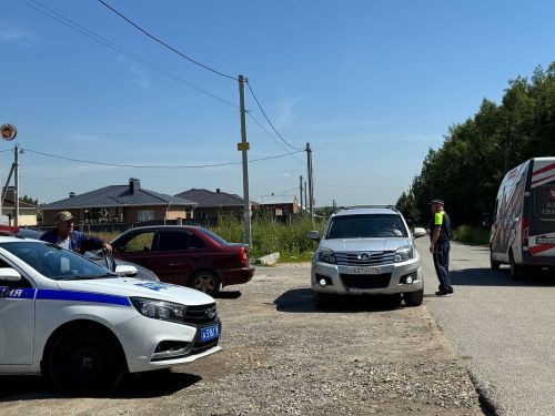 В поселке Инеш прошел рейд в рамках акции «Ремень безопасности»