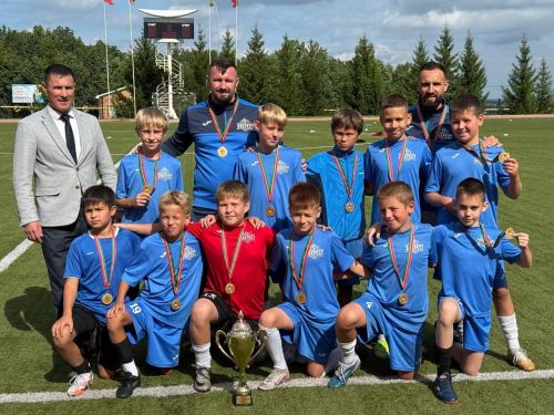 Команда юных футболистов стала победителем Первенства РТ