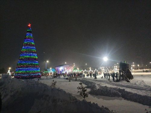 Проводили Старый Новый год в парке «Заказанье»