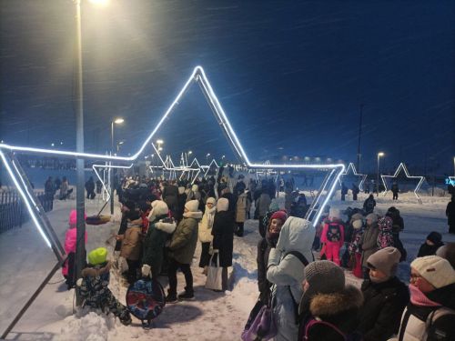 Проводили Старый Новый год в парке «Заказанье»