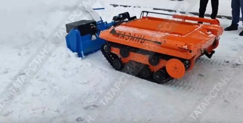 Беспилотники для уборки снега выйдут во дворы Казани