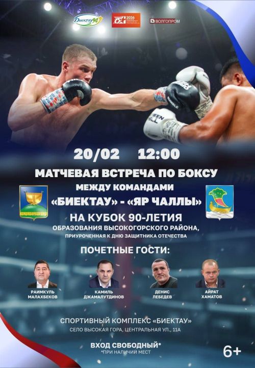 Турнир по боксу в Высокогорском районе — уже завтра