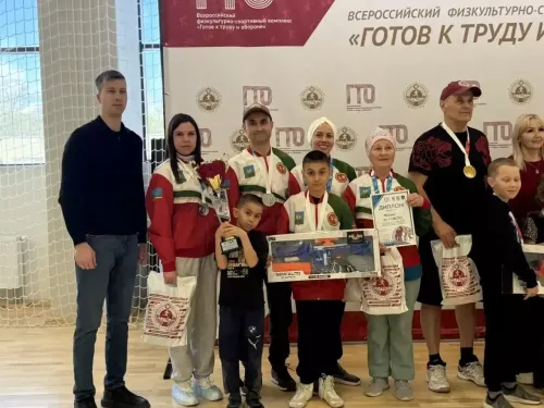 Высокогорский район взял «серебро» на семейном фестивале ГТО