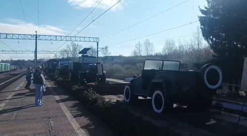 Поезд Победы проехал через Высокую Гору по маршруту
