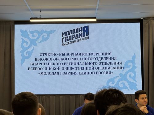 «Молодая Гвардия Единой России»  провела отчётно‑выборную конференцию