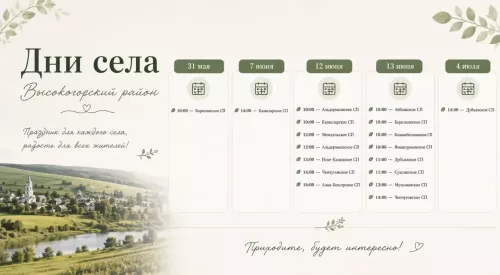В Высокогорском районе стартует сезон Дней села
