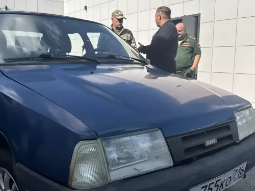Из Высокогорского района в зону СВО передали очередной автомобиль