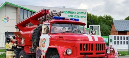 В Чирша для детей провели занятие по пожарной безопасности