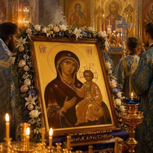 Верующие встретят праздник Смоленской иконы «Одигитрия»
