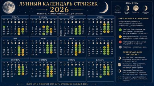 Астрологи назвали благоприятные дни для стрижек в 2026 году