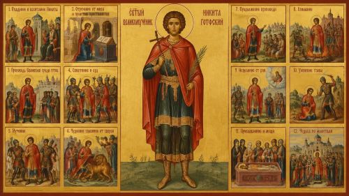Православные верующие чтут память великомученика Никиты Готфского