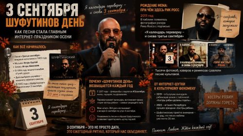 История мема: почему 3 сентября — день Шуфутинского