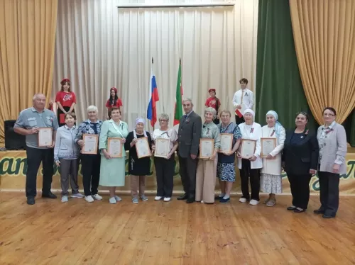 Ветераны Высокогорского района встретились с серебряными волонтерами в Куркачах