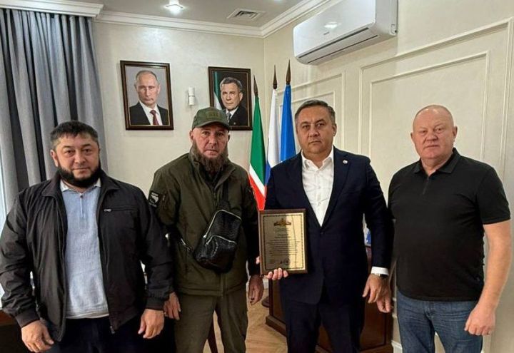 Бойцы 135-го мотострелкового полка направили благодарность Высокогорскому району