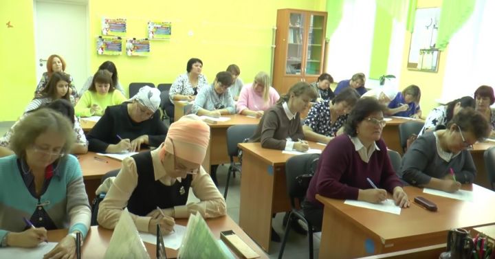 В Высокогорском районе прошла акциия «Татарча диктант»