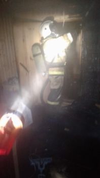 В результате пожара в  Высокогорском районе пострадал мужчина