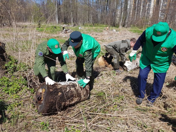 В Высокогорском районе проходит акция «Чистые леса Татарстана»