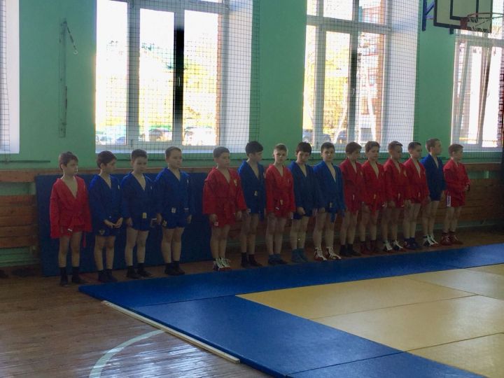 В Высокогорской школе №1 прошло первенство по борьбе самбо, посвященный Дню Великой Победы