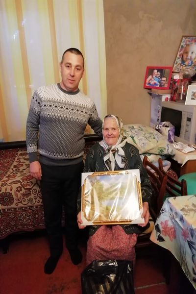 Партийцы Высокогорского района поздравляют ветеранов  с наступающим Новым Годом