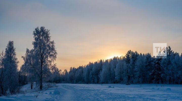 На выходных в Татарстане сохранится умеренно морозная погода