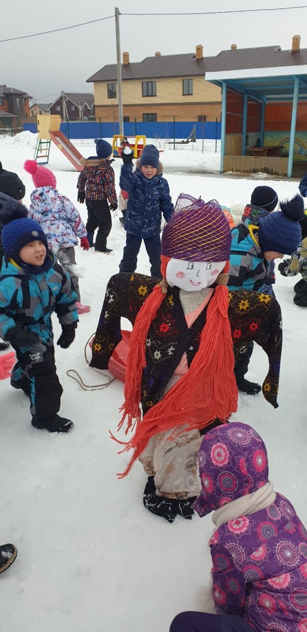 Веселые проводы зимы в детском саду «Сандугач»